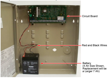 How to Replace the Battery in Your Ademco Vista-10 Home ... honeywell zone board wiring diagram 