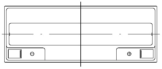 TLV12200DC - 12V 20Ah Deep Cycle battery with F3 Nut & Bolt Terminals - Top Diagram