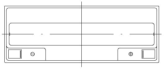 TLV12220D - 12V 22Ah Deep Cycle Sealed Lead Acid Battery with F3 Terminals - Top Diagram