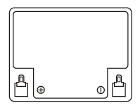 TLV1228C - 12V 2.8Ah Sealed Lead Acid Battery with F1 Terminals - Top Diagram