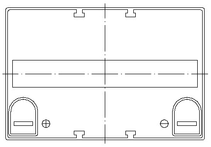 TLV1235DC - 12V 35Ah Deep Cycle Battery with Nut & Bolt Terminals - Top Diagram